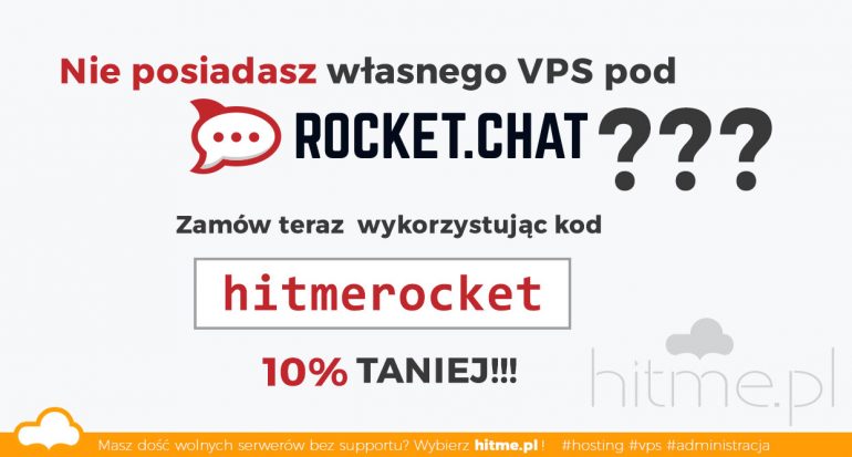 rocket chat vps promo kod
