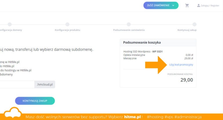 Hosting z kodem promocyjnym taniej