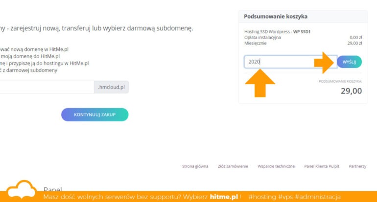 Zakładanie hostingu i korzystanie z promocji czyli Hosting jeszcze taniej!