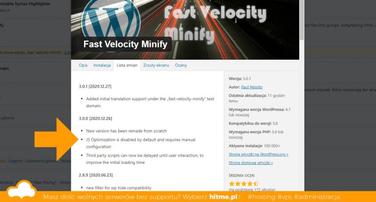 Fast Velocity Minify 3.0