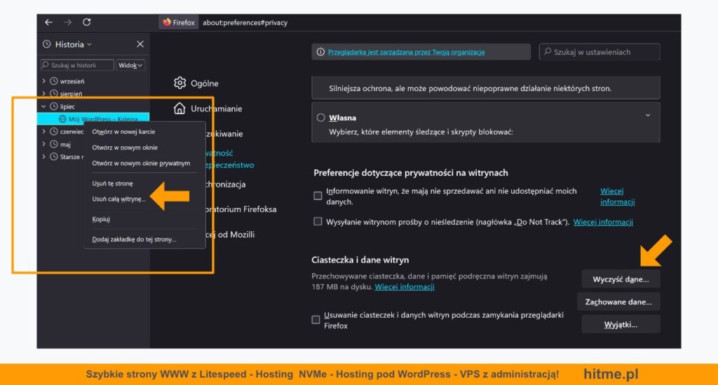 błąd hsts firefox