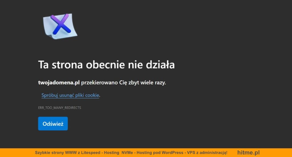 pętla przekierowań