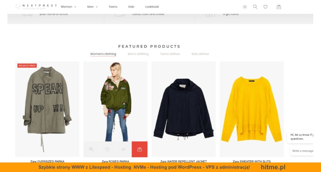 motyw prestashop
