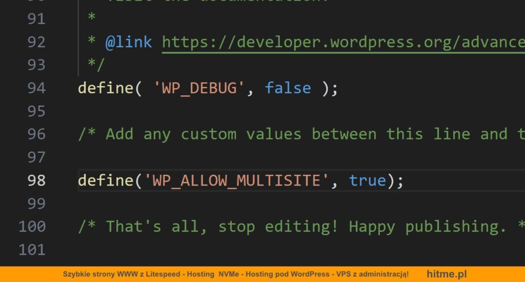 wp allow multisite