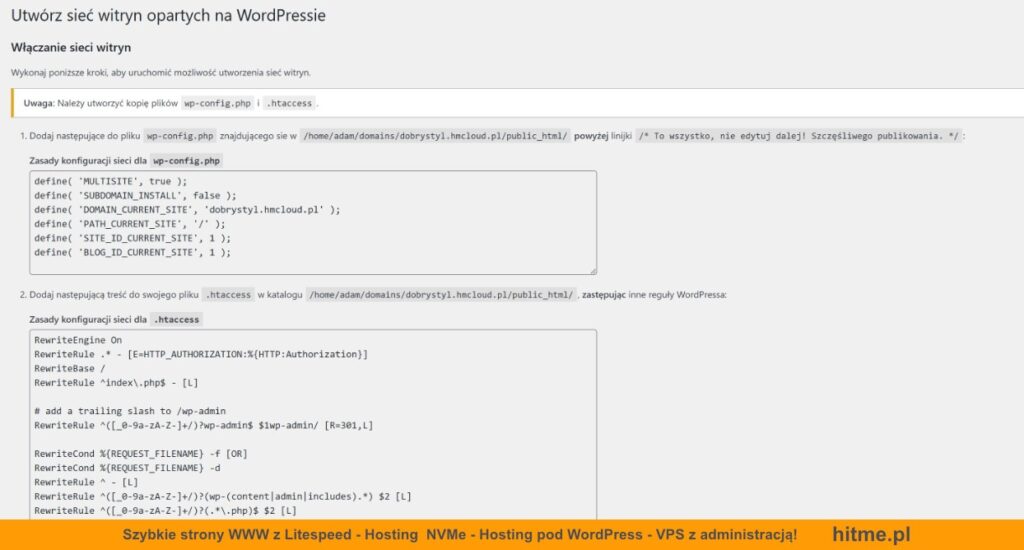 wp-config multisite