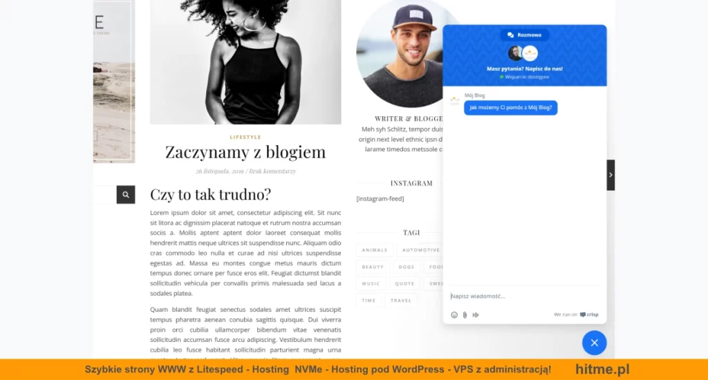 czat wordpress crisp