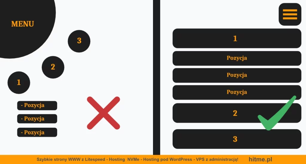 ui menu przyklad