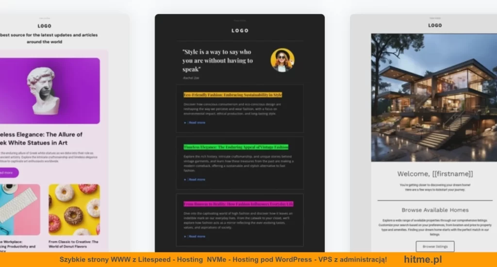 email marketing template