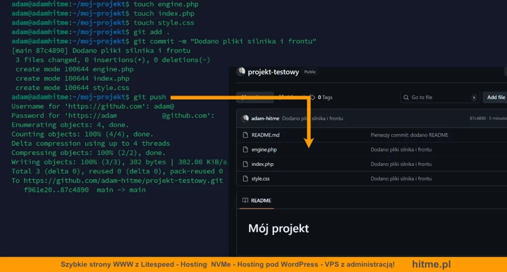 github dodawanie plikow