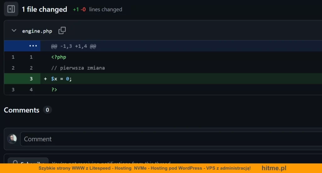 github kontrola wersji