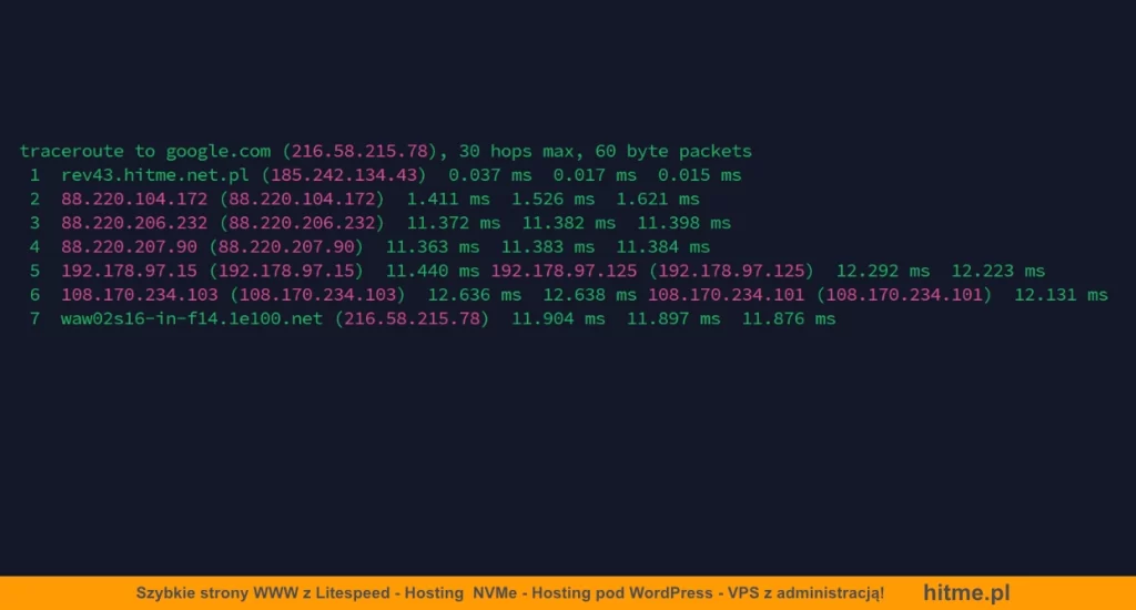 traceroute przyklad